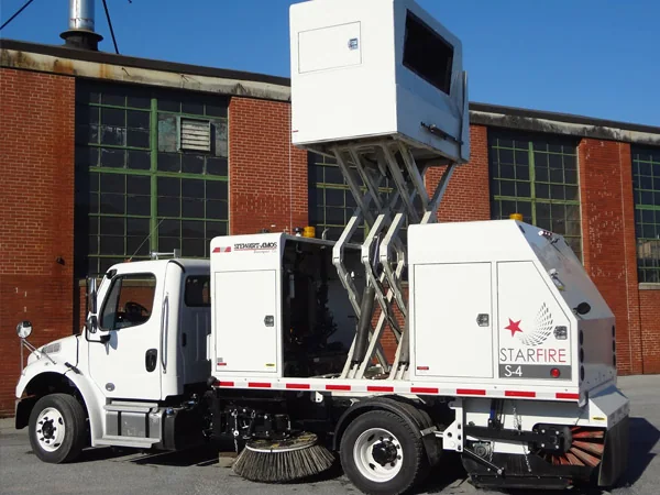 Starfire S-4XL raised hopper scissor lift